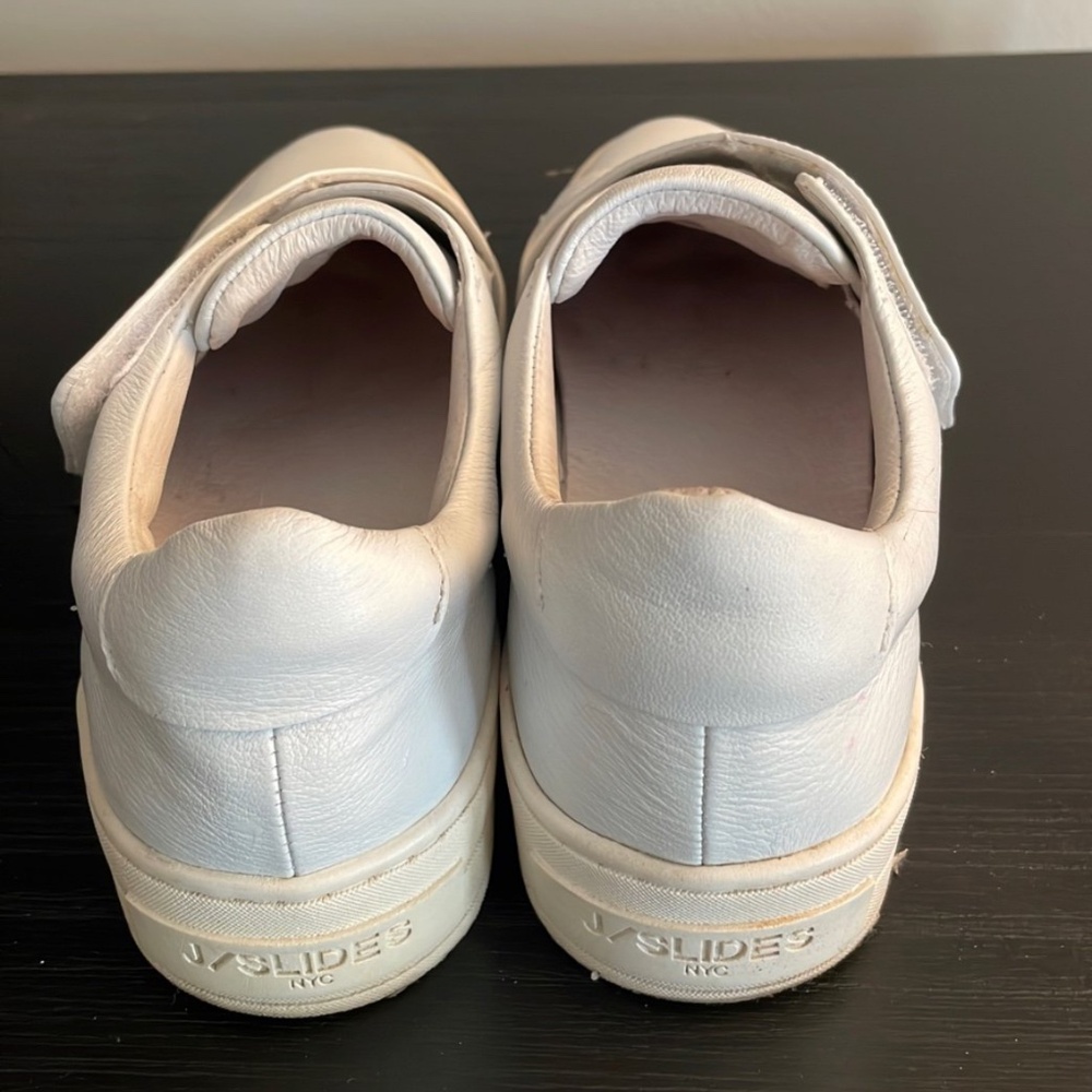 J/Slides White Platform Sneaker View 5